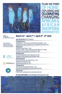 Exploring and celebrating changing african and african diaspora communities poster