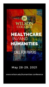 Wilson College Humanities Conference decorative flyer.