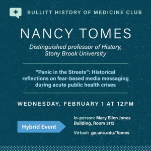 Nancy Tomes Bullitt Talks